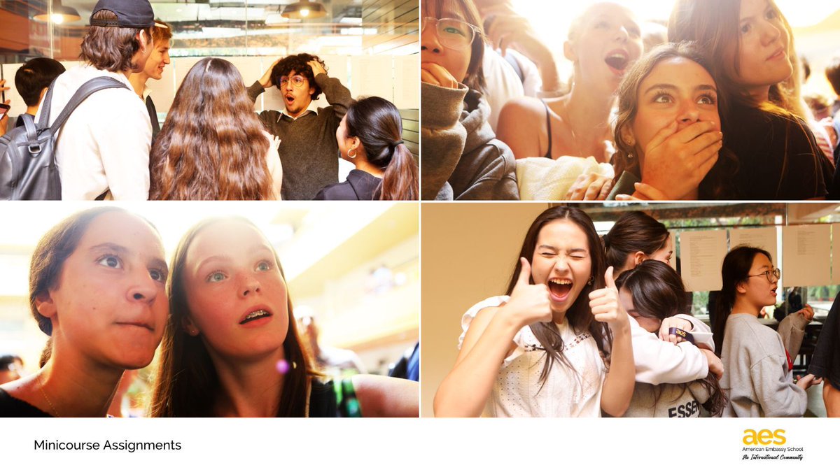 It's an exciting time as students learn what HS Minicourses they will be doing and who they'll be going with! Minicourse is experiential learning program in which mixed grade-level students and faculty chaperones leave campus to learn about Indian culture, geography, and history.