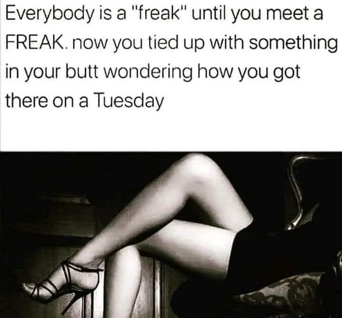 Well, it&rsquo;s a Tuesday&hellip;&mdash; 🍆 &amp; 🍑  #BBW #TwitterAfterDark #Horny #ThickWife #Kinky #Tattooed #TattooedMILF<a href="/tag/bbw"class="tags">#BBW</a><a href="/tag/twitterafterdark"class="tags">#TwitterAfterDark</a><a href="/tag/kinky"class="tags"><span>#kinky</span></a><a href="/tag/tattooed"class="tags"><span>#tattooed</span></a><a href="/tag/horny"class="tags"><span>#horny</span></a><a href="/tag/pawg"class="tags"><span>#pawg</span></a><a href="/tag/milf"class="tags"><span>#milf</span></a><a href="/tag/realcouple"class="tags"><span>#realcouple</span></a>