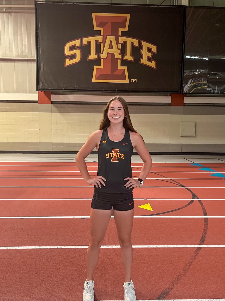 I am super excited and thankful to announce that I will be continuing my academic and athletic career at Iowa State! I want to thank my family, friends, and coaches for believing in me and helping me get to where I am today! #rollclones