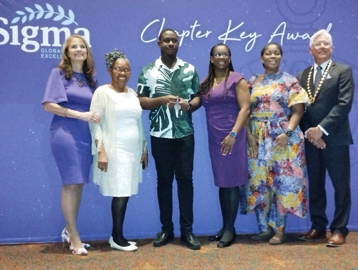 jamaanga17's tweet photo. So proud of our @OmegaKappaChap on our second @SigmaNursing Chapter Key Award in our 4 year life span. #NursingExcellence #WereOK #SigmaConv23 https://t.co/58xVqefkmL