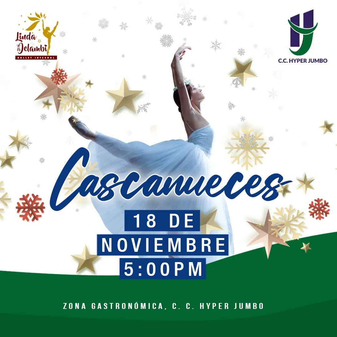 hyperjumbomalI's tweet photo. El centro comercial Hyper Jumbo se prepara para darle la bienvenida a la Navidad junto a ti. 💙
Te esperamos este 18 de noviembre a partir de las 2:30pm para que disfrutes con tu familia y mascota. ✨
#hyperjumbo
#navidad2023
#maracay https://t.co/PAhE32uQjn
