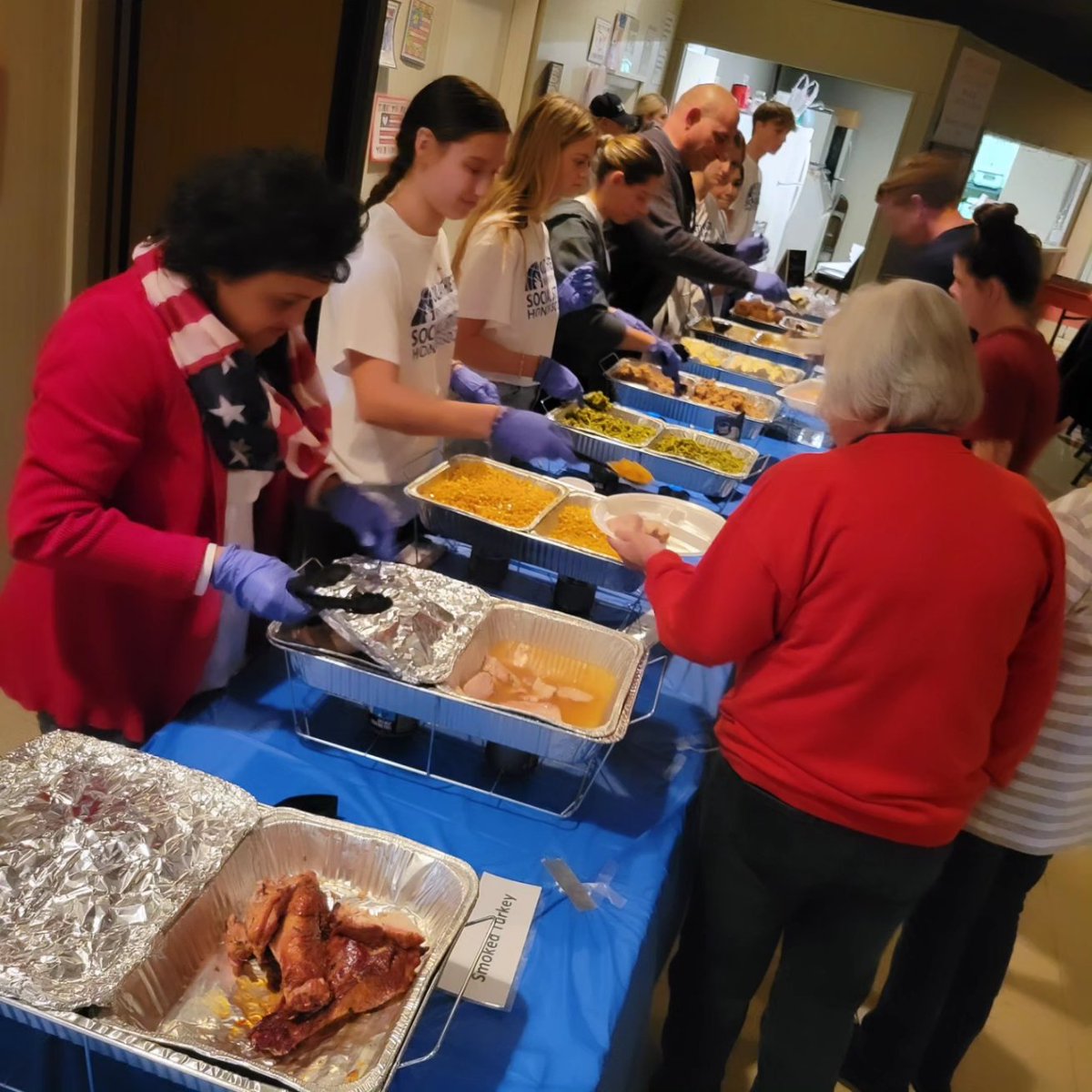 BlazeMeghan's tweet photo. When a community comes together, anything is possible. Another successful Veteran's Day Luncheon to show our love and appreciation to all of our local Veterans.
Olathe Proud💙  
Shout out to #operationbbqrelief @JeffBlaze10 @OW_RhoKappaOwls, @WeAreFarmers &amp; @CityofOlatheKS https://t.co/UNycdfWFnZ
