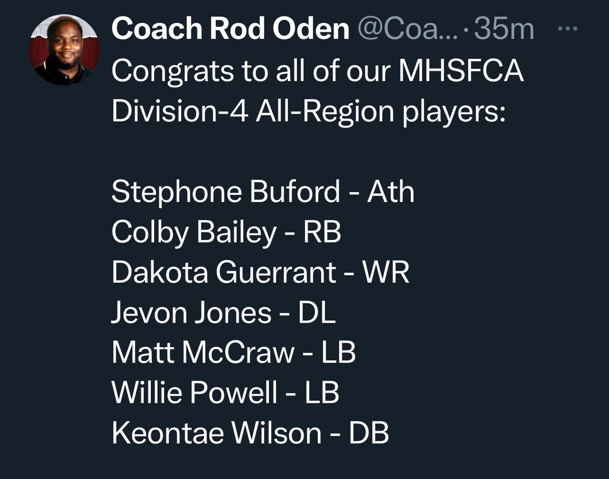 Keyontae__'s tweet image. Blessed to be OAA-White 1st team and All-region