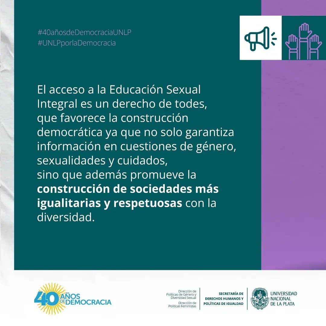 💜 Tenemos motivos para seguir construyendo democracia