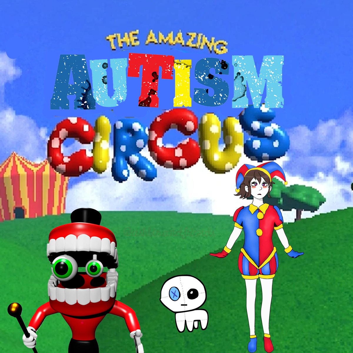 AshbieMoon's tweet photo. The Amazing Autism Circus #TheAmazingDigitalCircus #Autism https://t.co/Pspjq9dOTc
