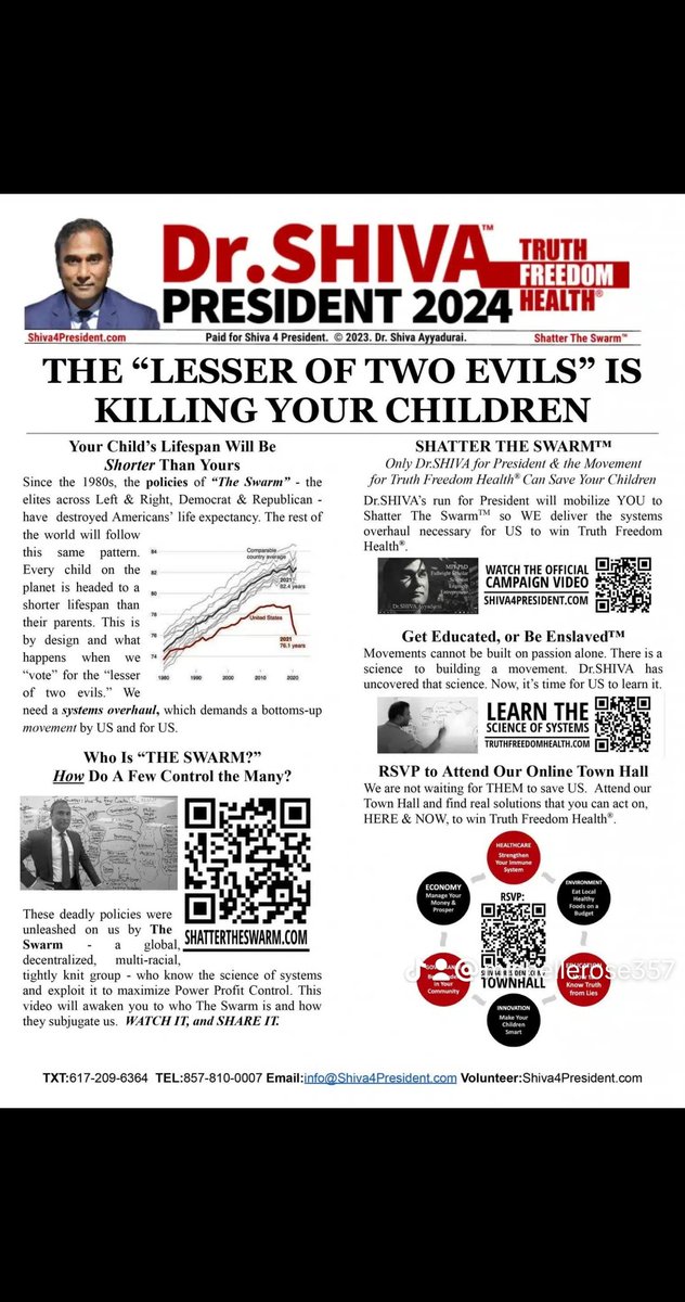 NickofTime925's tweet image. #ShatterTheSwarm 
#Shiva4President
#SystemsScience