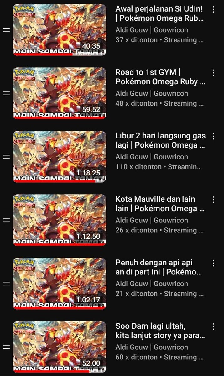 aldigouw23's tweet image. Gua kira bakalan banyak part nya
Ternyata sampe 10 &amp;amp; Sudah tamat
(Gak sepenuhnya.Masih ada Delta Episode) 
. 
Link : youtube.com/playlist?list=…
. 
#pokémon #pokémonomegaruby
