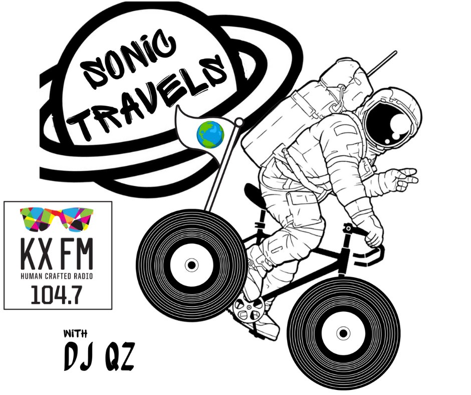 Live Now on @KXFM Radio - Laguna Beach and Global Sonic Travels With Host DJ QZ Each week, Sonic Travels embarks on a search for humankind’s grooviest music. Tuesday's 6pm PST Listen kxfmradio.org KX FM app 104.7 FM in Laguna Beach