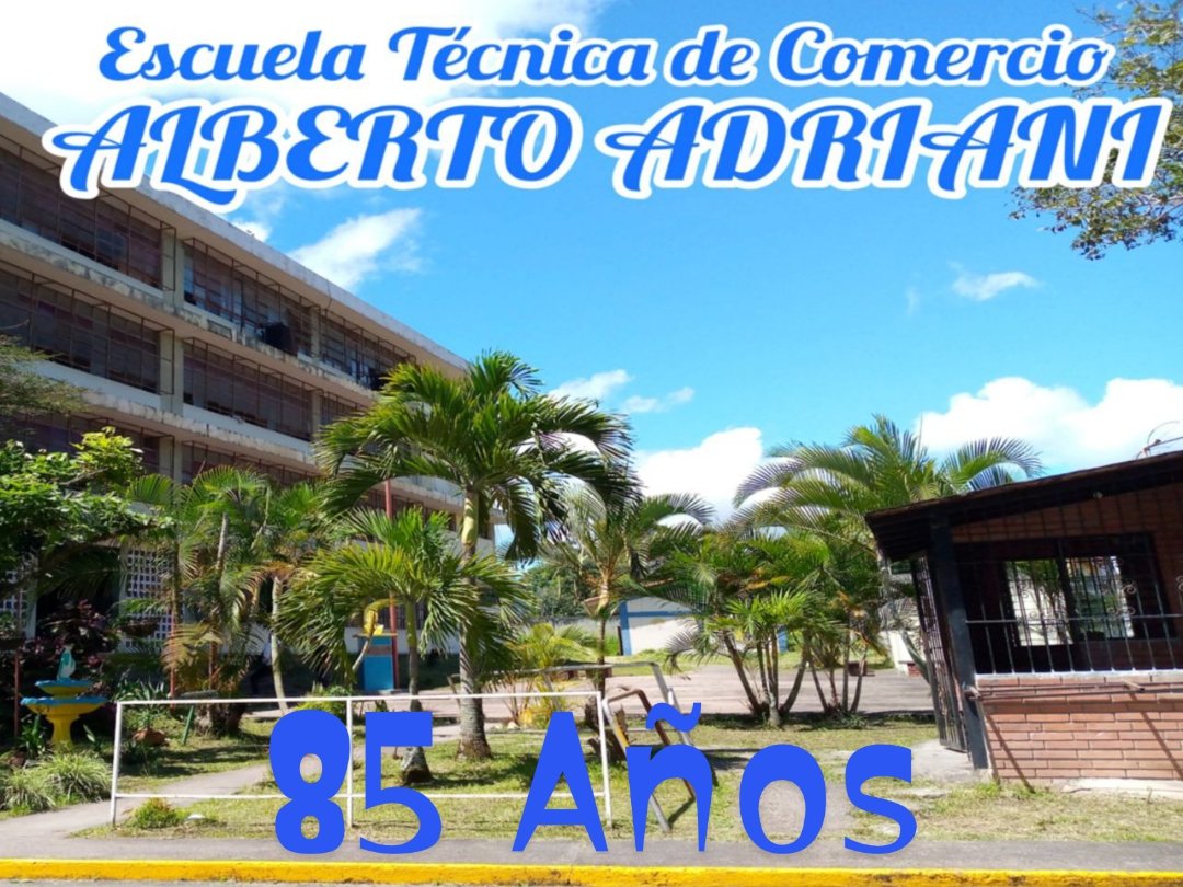Craetcalberto1's tweet photo. En medio de una gigante y suculenta torta 🎂 la gran familia de  la Escuela Técnica Alberto  Adriani festejo el #14novembre  85 AÑOS de la fundación de la emblemática  Institución 📚📝 https://t.co/Xr3RerMsEP