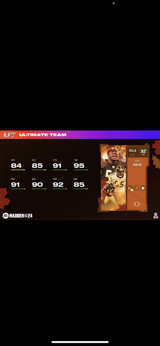 DerrickSnow's tweet photo. Why is his speed so low need to be at least 88-89 @Gutfoxx @GmiasWorld @EASPORTS_MUT @MaddenNFLDirect @MUTality7 https://t.co/lUqM15sGku