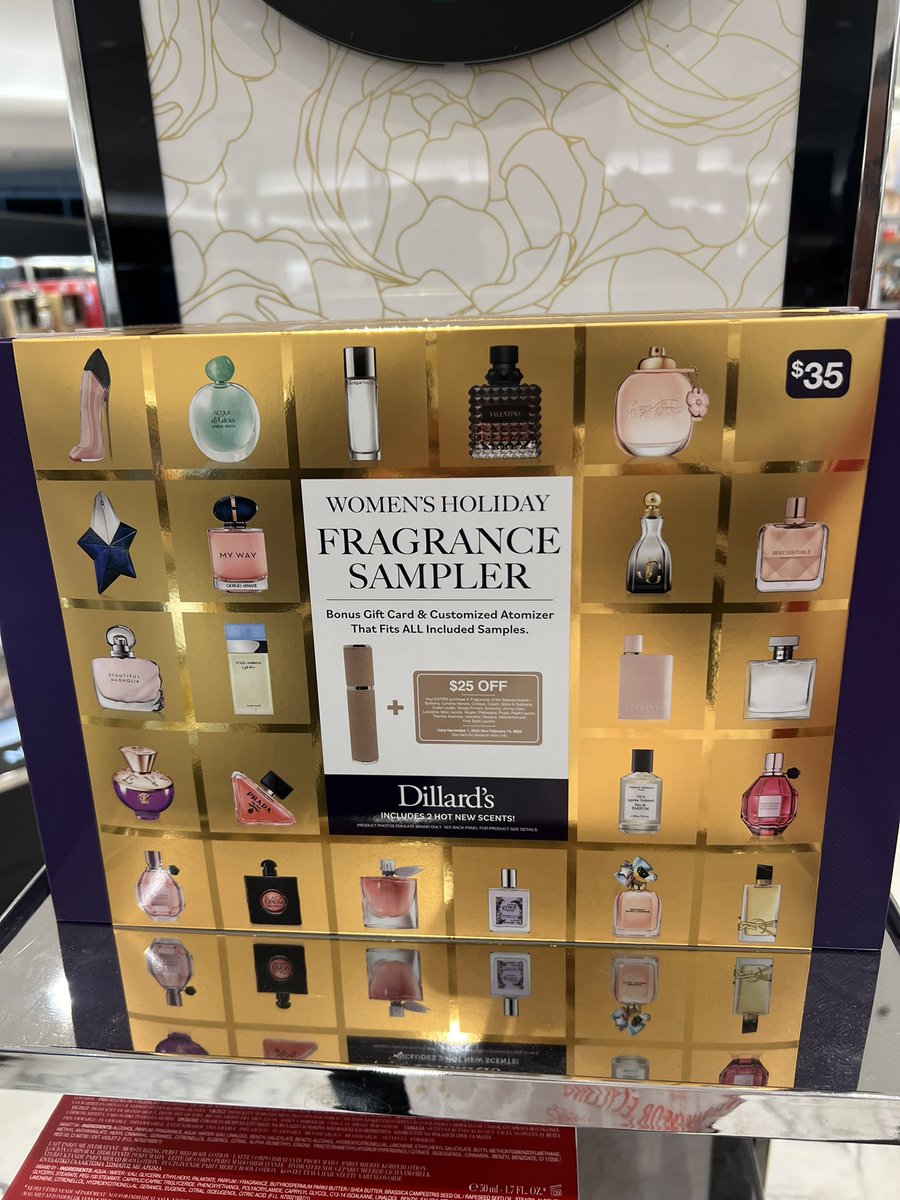 dillard's men's holiday fragrance sampler