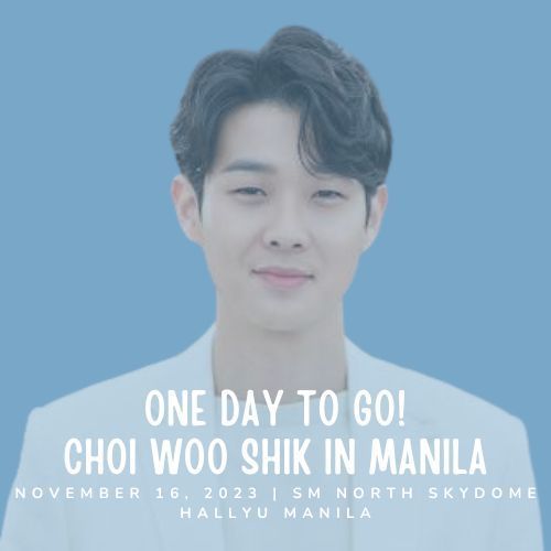 HallyuManila's tweet photo. Are you giddy with excitement? Tomorrow’s the day for Choi Woo Shik’s 1st Fan Meeting in the Philippines.  Many surprises are in store at this intimate and ultimate fan gathering for this second-to-none Woo Shik experience.

#ChoiWooShikInManila by Grand Larain Productions https://t.co/Vov2HcrYOv