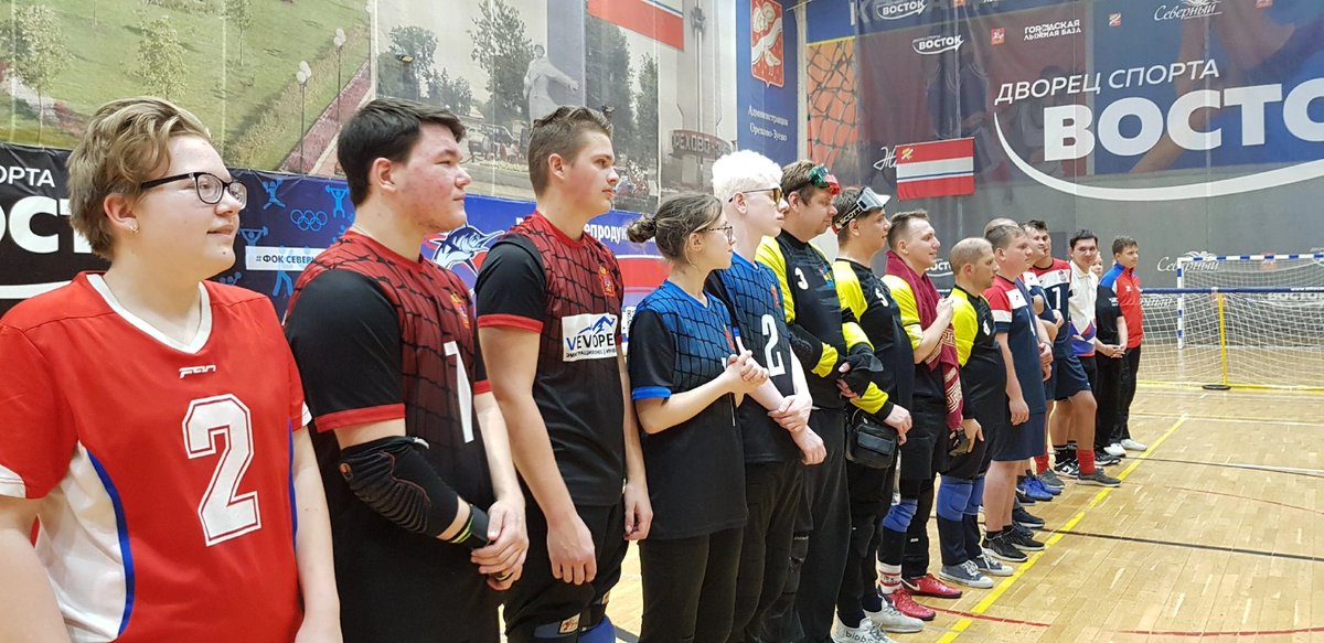 Night #goalball tournament in Orekhovo Zuevo
