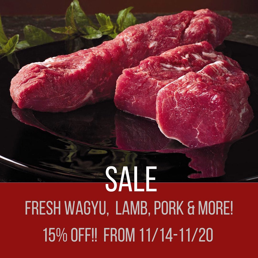 Indulge in Culinary Excellence This Season!

From 11/14 to 11/20 savor the moment with our premium Wagyu, Lamb and Pork cuts! 🥩 Hurry 15% OFF for a limited time!

Shop at gourmetfoodstore.com/highlights/on-…!

#Wagyu #Lamb #Pork #GourmetMeats #PremiumCuts #SavorTheFlavor #MeatSale #Sale