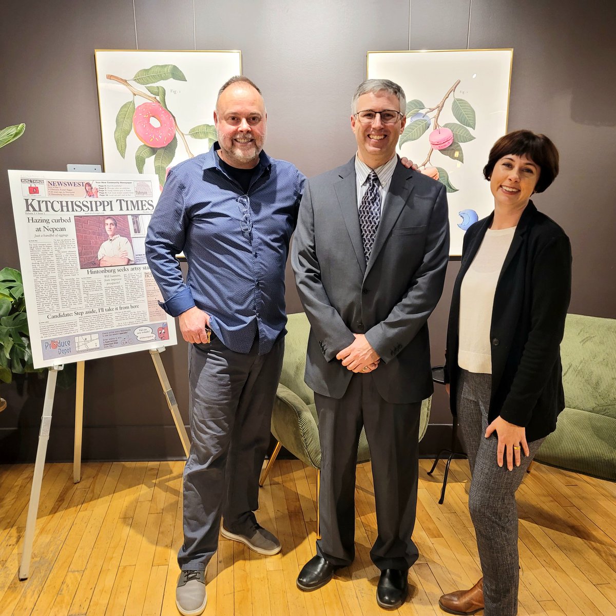 JLWallace613's tweet photo. Huge congrats to @Kitchissippi on turning 20! You've always been an amazing community champion, supporting many charities. Great to see you @objpublisher Touched by how you and your team continue to be inspired by #MaxKeeping's example of community building. #ottcity #westboro https://t.co/iKA5JcV5In
