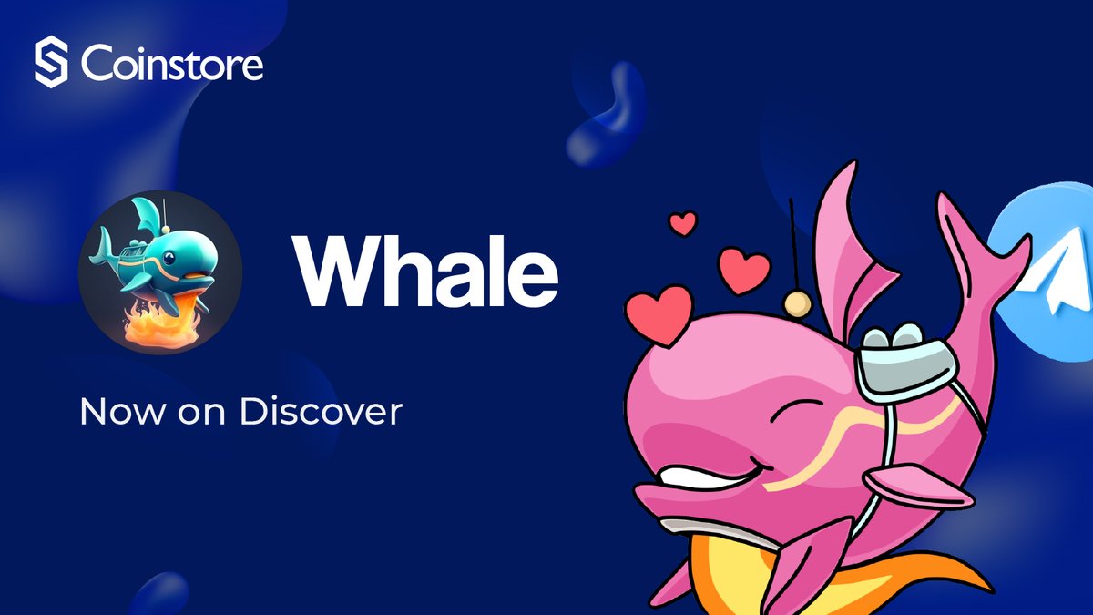 Join now, Whale the #1 Online Gaming & Sportsbook in Telegram using Crypto!  🐳 🌎 Official website: https://t.co/6SaEFqUta7 👨‍👩‍👧‍👦 Official  Telegram: https://t.co/jpBdI2fqxU #Coinstore