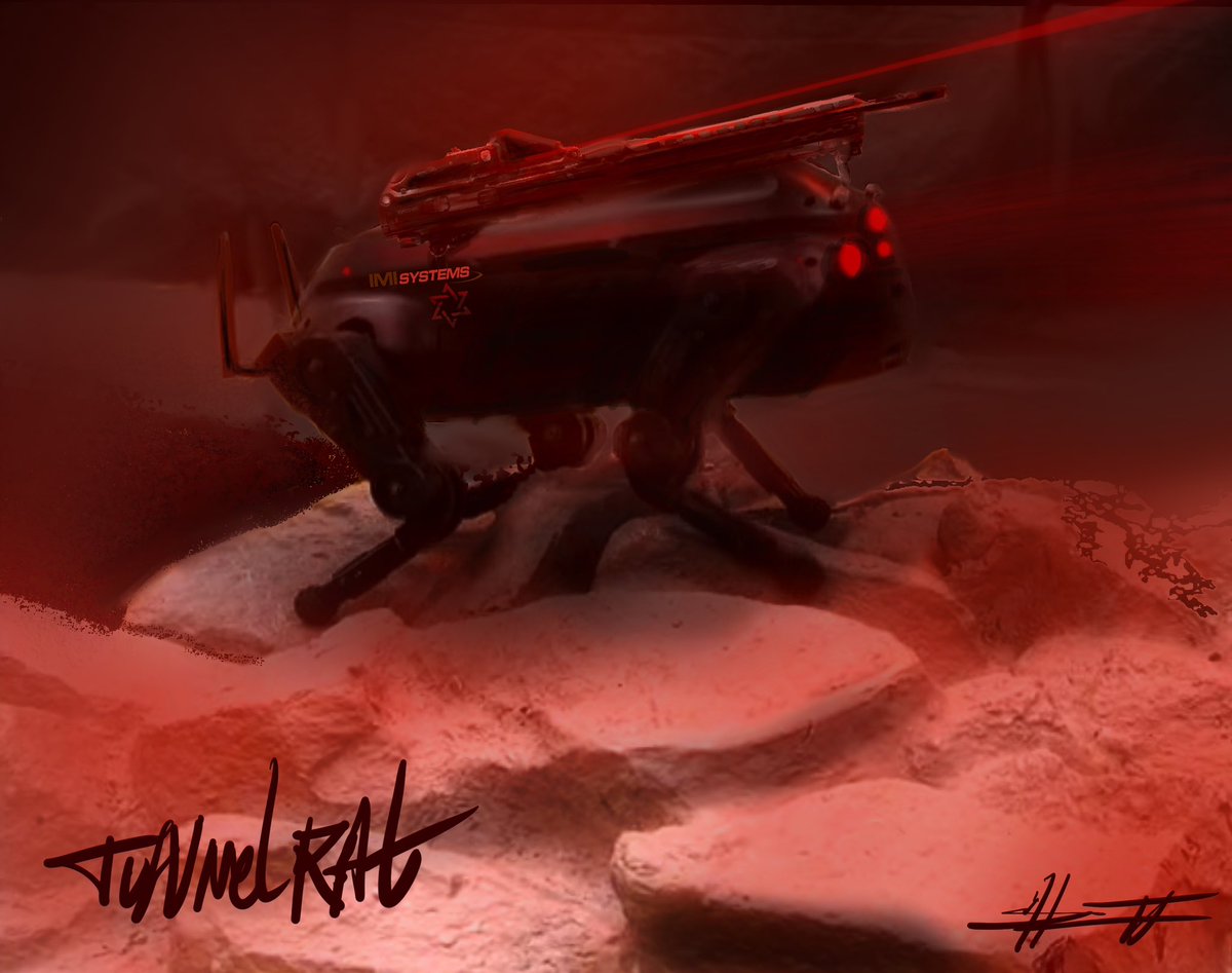 SIR_5's tweet image. #Tunnelrat5 #robotdesign #sir5 #iwi #concept #cgi #modernwarfare #idf #counterterrorist