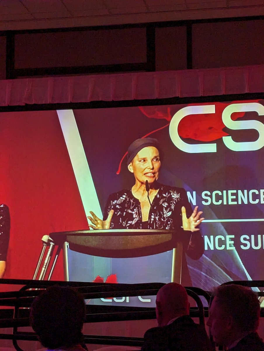 msstaceyerin's tweet image. &quot;Impossible is a dare&quot; says @KirstyDuncanMP, winner of a trailblazing award @sciencepolicy&apos;s #CSPC2023. Well deserved for her efforts to champion #womeninSTEM