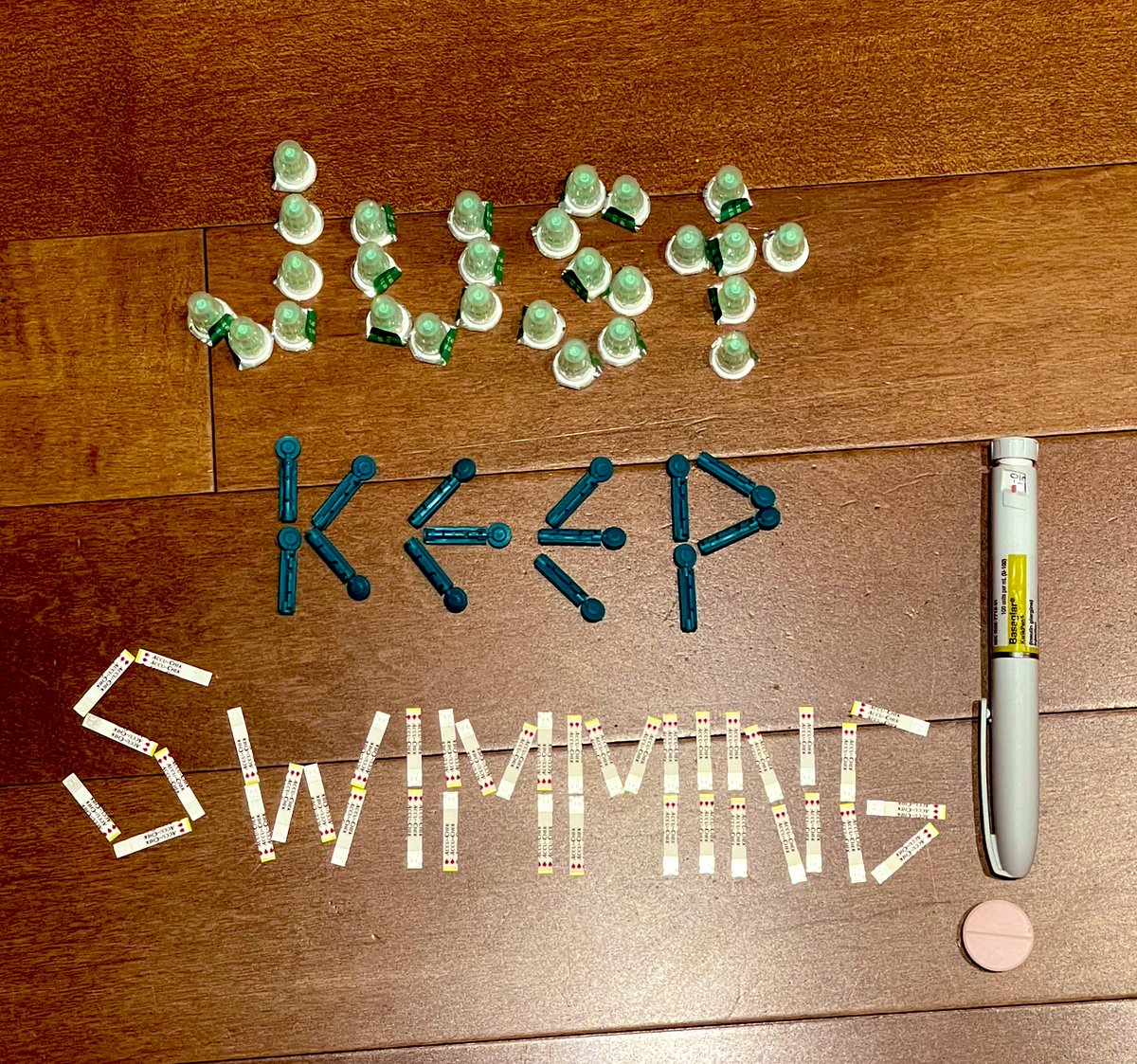 Happy World Diabetes Day! 💙

My annual #T1D inspirational art tradition continues, this time with a favorite Nemo quote that felt right about now 🐠

#WorldDiabetesDay2023 #WorldDiabetesDay #Type1Diabetes <a href="/BeyondType1/">Beyond Type 1</a> @JDRF
