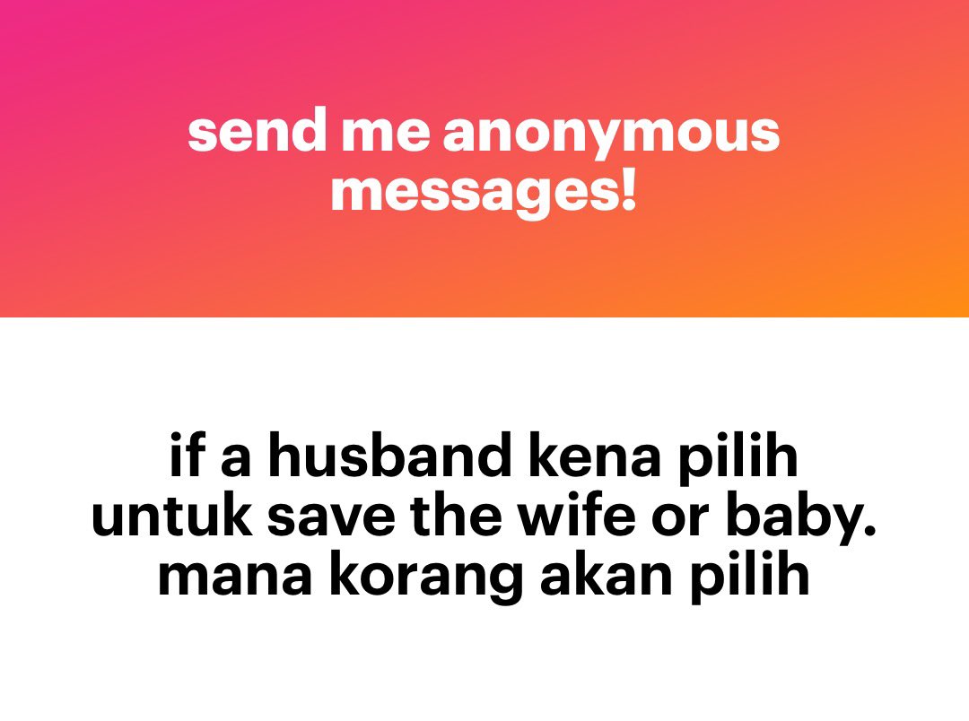 meinmokhtar's tweet photo. Kalau aku la. Wife. Baby boleh buat lain or ambik anak angkat. Wife ni ada satu ja. Hm. https://t.co/JjXzHgTK1e