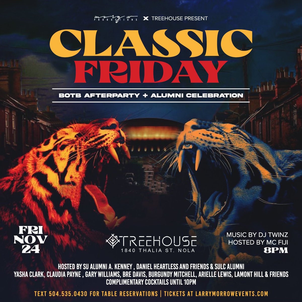 _morgwalker's tweet image. BAYOU CLASSIC WEEKEND:::

FRIDAY AT TREEHOUSE with @_AKenney &amp;amp; SU &amp;amp; SULC ALUMNI. 

SATURDAY AT EMPIRE WITH Dess &amp;amp; Jayda