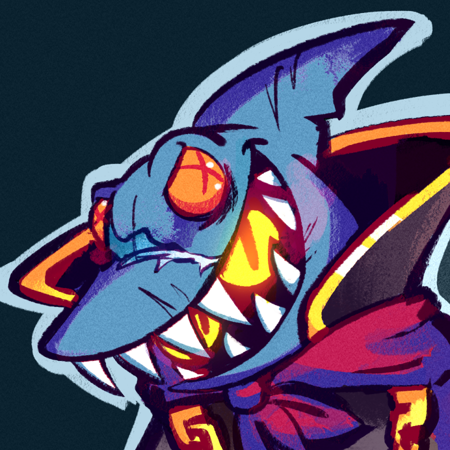 altermentality's tweet photo. Wanted to give myself a more timely icon, so here's best SMRPG character Jonathan "My Eyes Are Down Here" Jones 🦈❤️ https://t.co/wGPyXsvtR4
