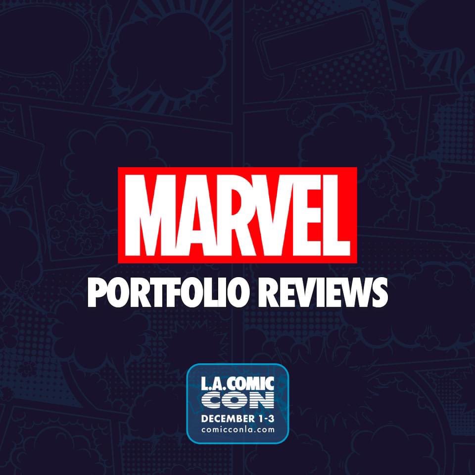 We’re excited to announce that Marvel Comics’ talent scout Rickey Purdin will be performing portfolio reviews! Artists who’d like to be considered for a portfolio review, please drop off & submit your portfolio copies (no original art) in Room 509. Click 🔗 in bio for more info