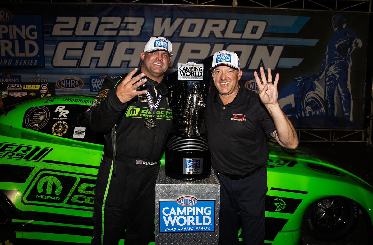 TonyStewart's tweet image. This past Sunday might have been one of the most emotional days I’ve ever had in Motorsports. So proud of @MattHagan_FC and everyone at @TSRnitro. Matt is one of the best cheerleaders for a racing team that I know. He never lets his crew guys get down. He makes my job so much…