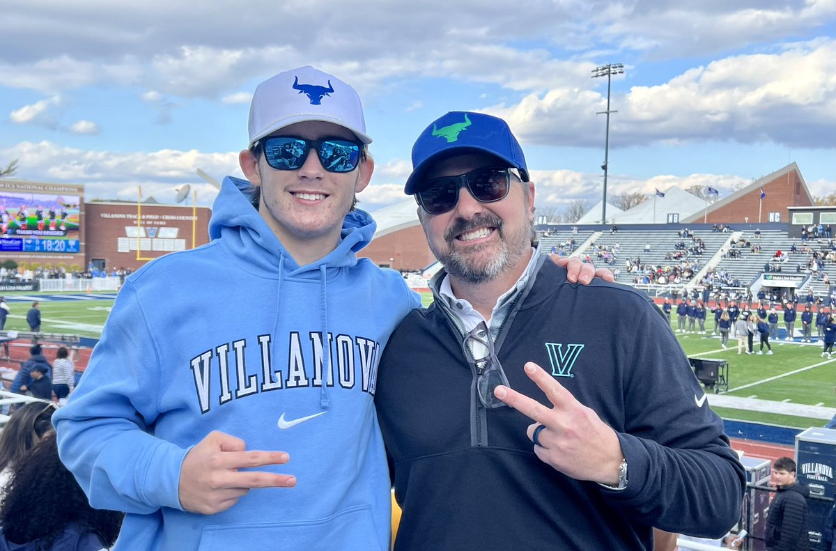 EthanBoothe's tweet photo. What a game #CATS 
We loved being with all of the @NovaFootball Players, Coaches, Staff and Players’ families and #NOVAFans for this Win! @AustinBoothe15 

Thank you @devine_sean for the invite and hospitality.  Good luck as you move onward this season.
Keep #TappingTheRock! https://t.co/xKnFllkaw2
