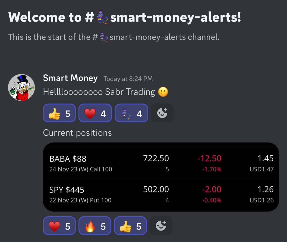 SABR Trading tweet media