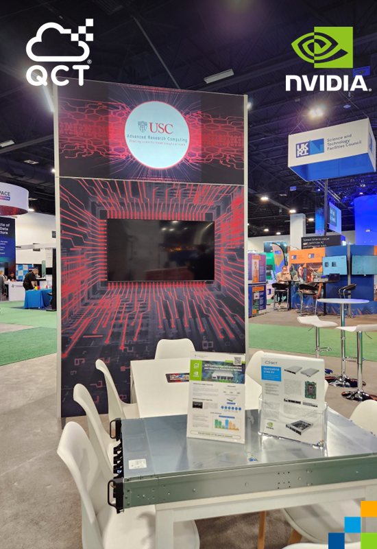 QuantaQCT's tweet photo. If you are looking for an accelerated computing server that empowers giant-scale #AI and #HPC applications at #SC23, come to @QuantaQCT Booth #301 or our partner booths to check out the #QuantaGrid S74G-2U, our first MGX server powered by the NVIDIA Grace Hopper Superchip. https://t.co/fwn0JebmGN