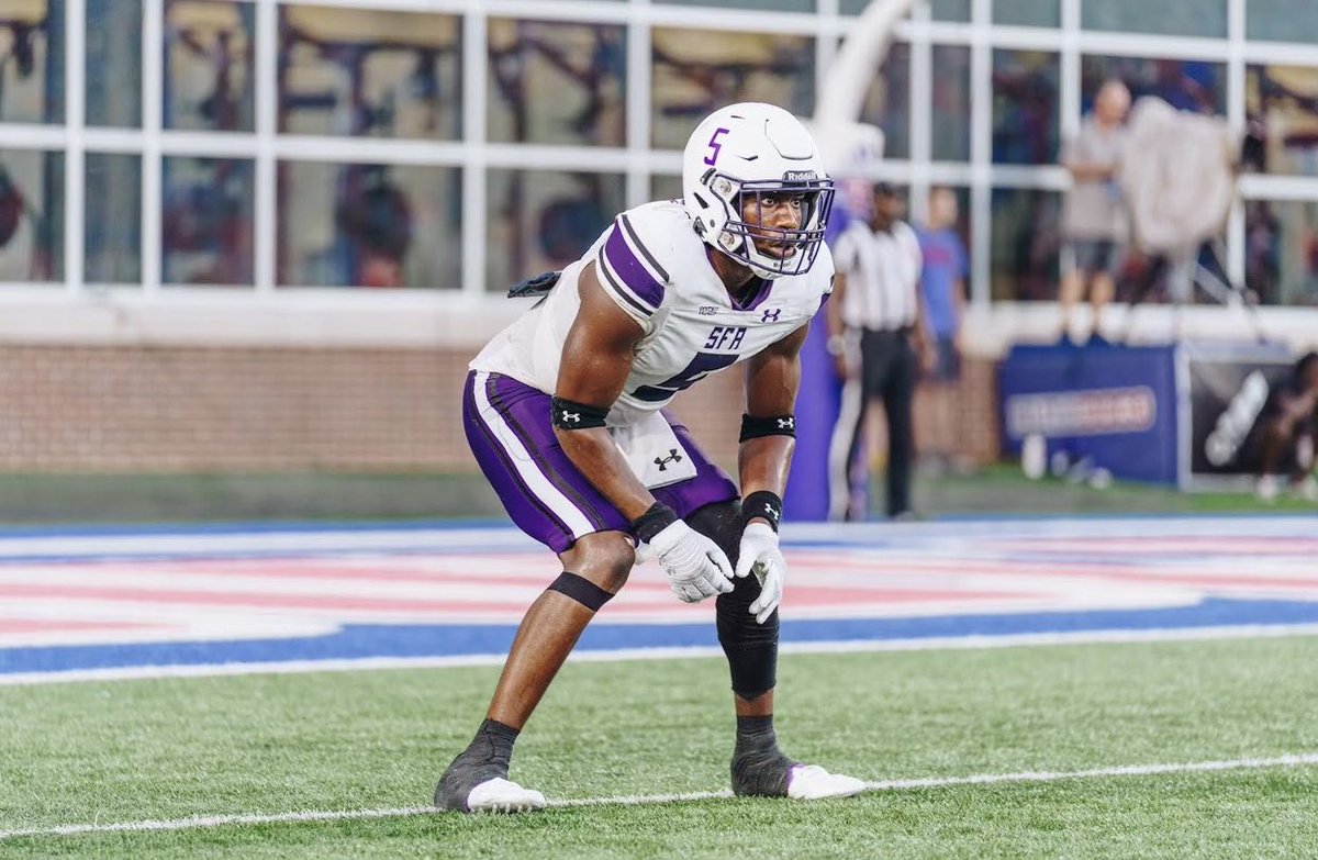 Kevin Dodard (@officialkev24) on Twitter photo #AGTG after a great talk with coach <a href="/CoachNikNelson/">Nik Nelson</a> and <a href="/CoachTrice8/">Marcus Trice</a> I am blessed to receive a Division 1 ⭕️ffer from Stephen F. Austin <a href="/SFA_Football/">Lumberjack Football</a>
<a href="/CoachBeck_PTF/">Coach Aaron Beck</a> <a href="/PTFAthletics/">All Saints' Athletes</a> <a href="/JClarkHFB247/">Jeremy Clark</a> <a href="/TXPrivateFBGuy/">Texas Private School Football</a> <a href="/TFloss32/">Todd Glawson</a> #AGTG after a great talk with coach <a href="/CoachNikNelson/">Nik Nelson</a> and <a href="/CoachTrice8/">Marcus Trice</a> I am blessed to receive a Division 1 ⭕️ffer from Stephen F. Austin <a href="/SFA_Football/">Lumberjack Football</a>
<a href="/CoachBeck_PTF/">Coach Aaron Beck</a> <a href="/PTFAthletics/">All Saints' Athletes</a> <a href="/JClarkHFB247/">Jeremy Clark</a> <a href="/TXPrivateFBGuy/">Texas Private School Football</a> <a href="/TFloss32/">Todd Glawson</a>