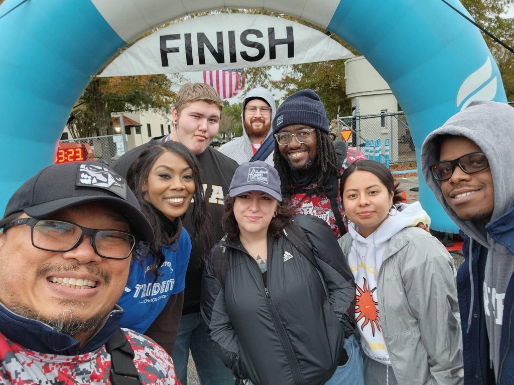 sobfuttc's tweet image. Great weekend we got to help cover @Citadel1842  veterans 5k marathon. Can’t wait to do more work in the community and for a great cause. #sobfuttc #ttc #tridenttech #mediaarts
