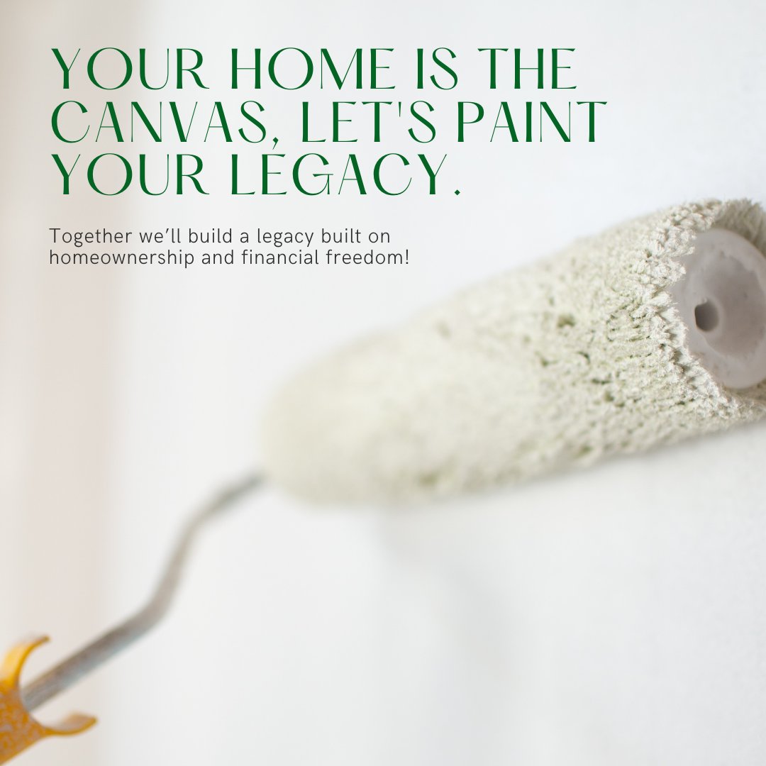 Homeownership is the #1 way to create your legacy.  It is the safest investment over time that creates the biggest financial benefit.

If you are still renting, let's chat about putting a plan in action to help you become a homeowner.

#Edmontonhomebuyer #Edmontonrealestate #fina