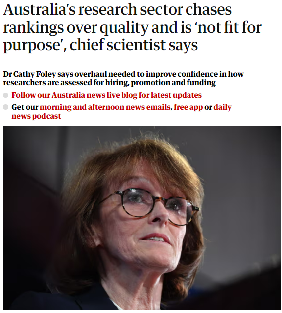 Who gets hired, promoted and funded? People with citations and grant funding. It's a self-perpetuating status-quo that 'make[s] it more difficult for women and other groups to flourish in research careers” says @DrCathyFoley.