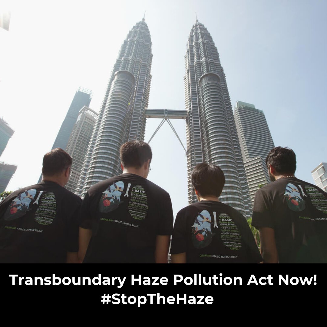 GreenpeaceSEA's tweet photo. ASEAN pronouncements are useless if people continue to suffer and are forced to bear toxic air pollution. It’s time for ASEAN to act, put their citizens’ health and well-being first and put an end to Transboundary Haze.
#StopTheHaze #CleanAirNow #AsiaPacificClimateWeek https://t.co/sWvPVQyJMx