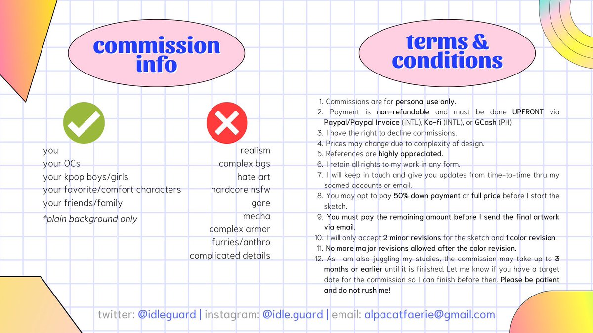 [EMERGENCY COMMS OPEN] hi long time no see!!! ive been suffering from a bad fever lately that wont go away so im looking into getting it checked up! will be needing extra funds to pay clinic bills 🥹 pls dm if interested! rts are greatly appreciated ty! #commissionsopen