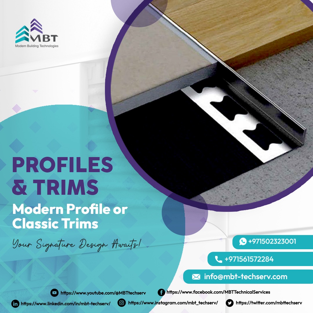 mbttechserv's tweet photo. Unleash the power of personalization with our diverse Profiles and Trims collection! 

🔍 Find out more here: https://t.co/ifuSHmxYxp
📱 WhatsApp: +971502323001
📞 Call: +971561572284
📧 Email: info@mbt-techserv.com

#mbt #profilesandtrims #interiordesign https://t.co/weJ6cc26Kt