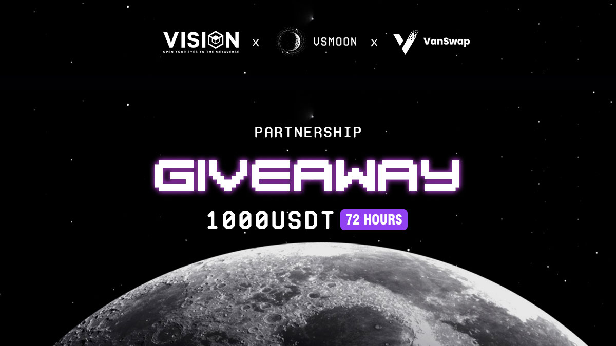 vsmoon (@vsmoon2023) on Twitter photo To celebrate the strong support we have received from <a href="/Vision_Chain/">Vision Metaverse</a> and <a href="/Van_Swap/">VanSwap</a> , we are holding a big #airdrop.
🤑To enter:
⭐️Follow <a href="/vsmoon2023/">vsmoon</a> <a href="/Van_Swap/">VanSwap</a> <a href="/Vision_Chain/">Vision Metaverse</a>
⭐️RT and🩷 this post
⭐️Tag your friends and wish for us.
💸$100 VSMOON x 10
⏳72 Hrs
#Giveaway #Airdrops To celebrate the strong support we have received from <a href="/Vision_Chain/">Vision Metaverse</a> and <a href="/Van_Swap/">VanSwap</a> , we are holding a big #airdrop.
🤑To enter:
⭐️Follow <a href="/vsmoon2023/">vsmoon</a> <a href="/Van_Swap/">VanSwap</a> <a href="/Vision_Chain/">Vision Metaverse</a>
⭐️RT and🩷 this post
⭐️Tag your friends and wish for us.
💸$100 VSMOON x 10
⏳72 Hrs
#Giveaway #Airdrops