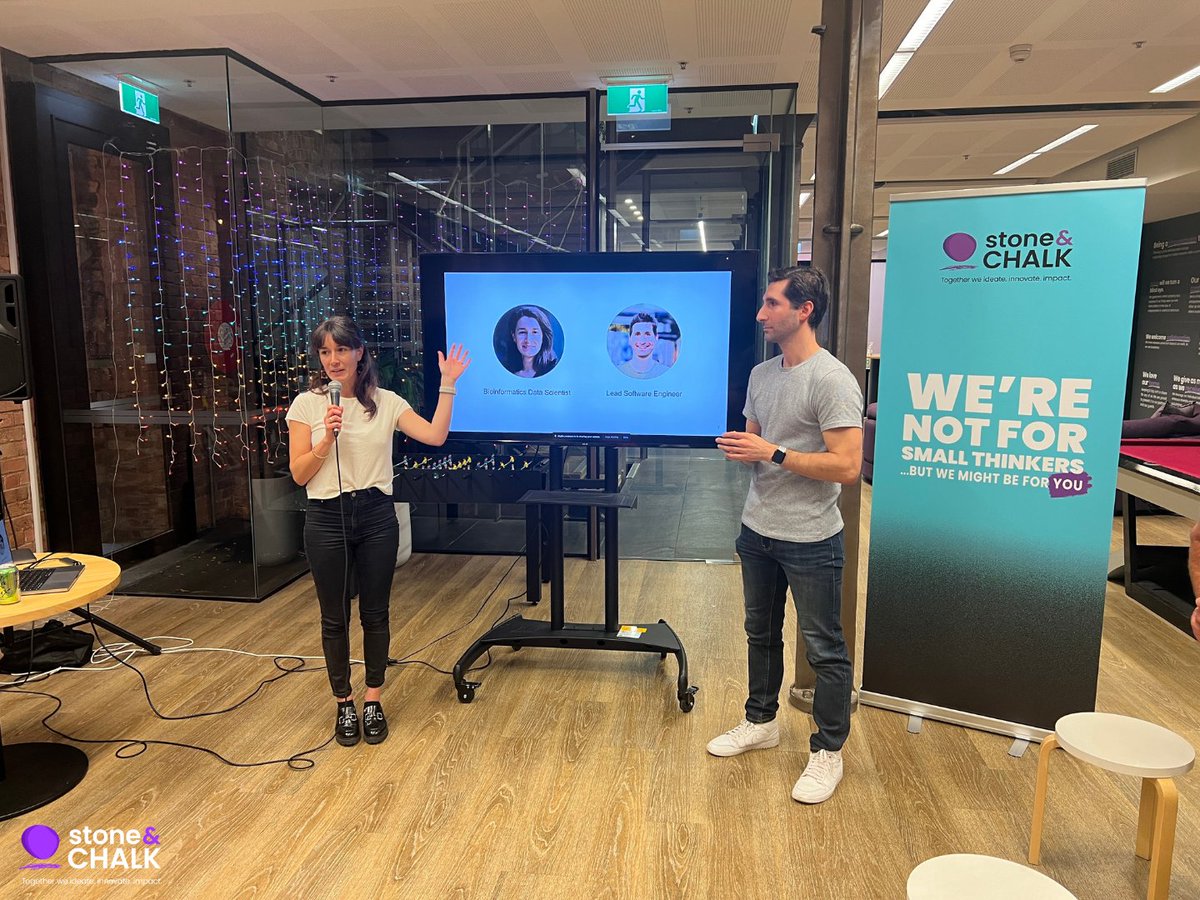 It was great to welcome @deeptechmelb into our hub last night for their monthly Deep Talks event as Anna Quaglieri and Aaron Triantafyllidis of @MassDynamicsco and Jamie Flynn of Hone gave insightful talks to the gathered audience.
