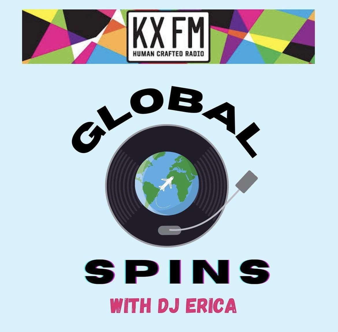 Live Now @KXFM GLOBAL SPINS Host DJ Erica Global Spins is a radio program that invites listeners to embark on a musical journey around the world. Each Tuesday from 10-11 pm, DJ @global.spins on Instagram Listen kxfmradio.org The KX FM app