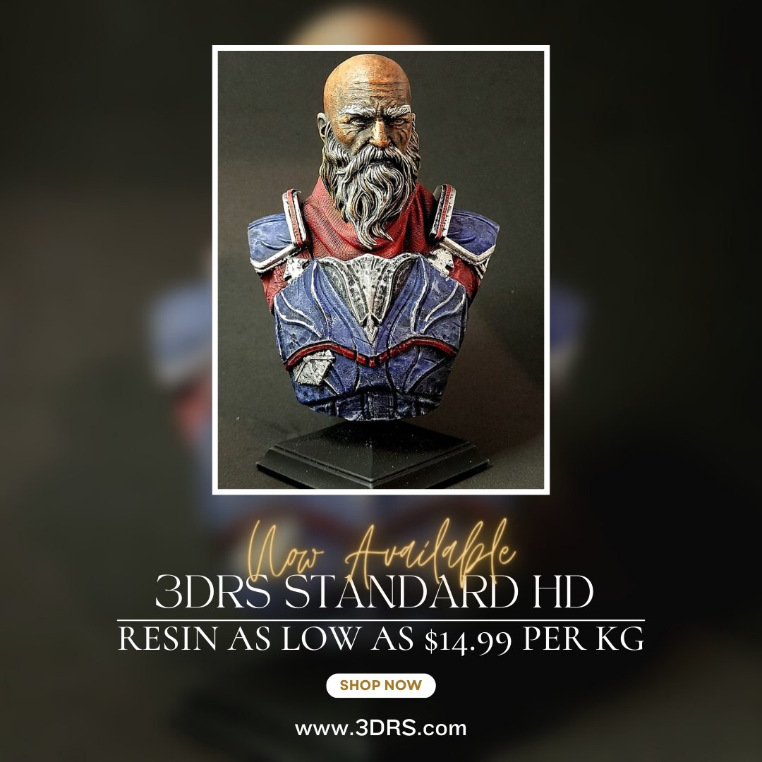 3DRS Standard HD resin available now at 3DRS.com

STL from Loot Studios

#3Dprinting #3dprinted #3Dprint #3Dprints #3dart #3DRS #3DResin