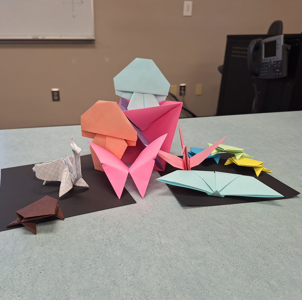 The origami we made today

Yes the frogs leap.