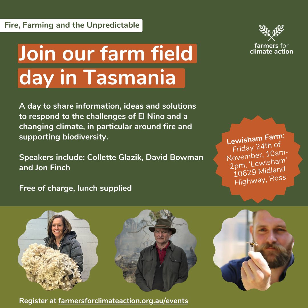 🌾 Join us at Lewisham Farm for a day of inspiration and action! 🌱 RSVP now to secure your spot. The event is free, and we'll provide delicious morning and afternoon tea and lunch. bit.ly/46f1Vpt