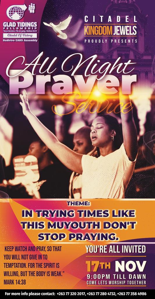 CitadelVictory's tweet photo. Wise and powerful youths are built in prayer. Namata wechidiki, namata.
🔥 🔥 🔥 

#Prayer
#Namata
#Usanete
#CitadelKingdomJewels https://t.co/sci92Gng6L