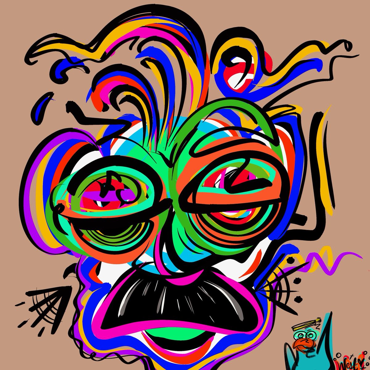 BR0THERWEST's tweet image. GN Web3 Fam. Hope everyone’s having a solid week so far. 💛💚💙

Art By #W3ST