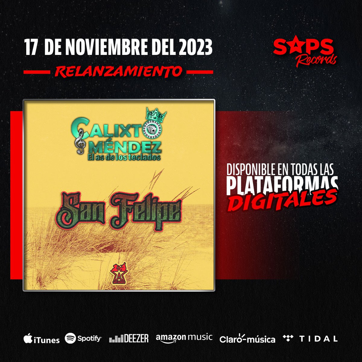 🎺 Siente la energía de "San Felipe", una explosión de sonidos que llega el 17 de noviembre. 🎶
onerpm.link/275989075862