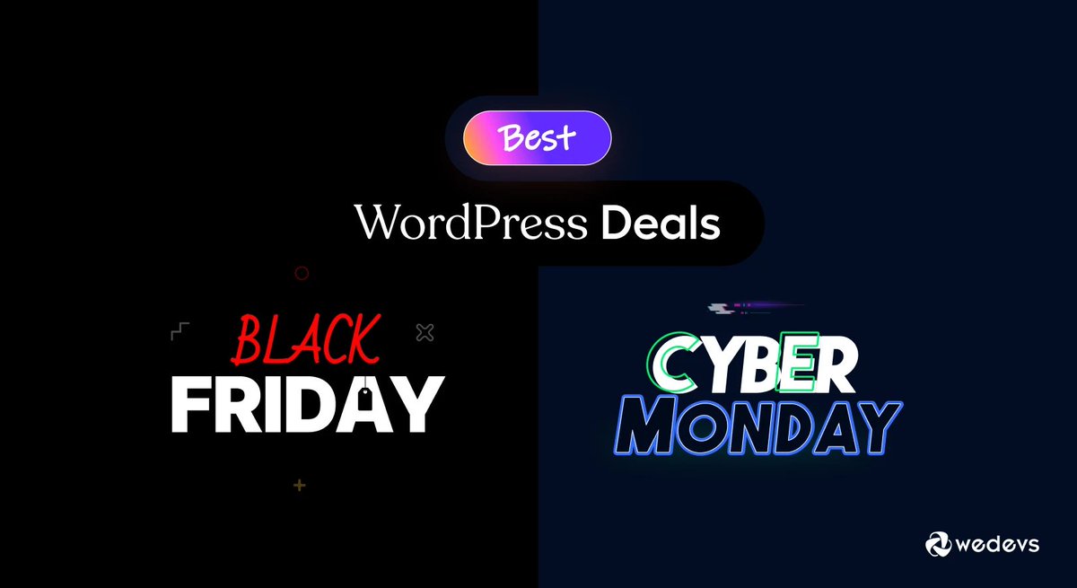 i_amshams's tweet photo. Find the best Black Friday and Cyber Monday deals on WordPress themes, plugins, and hosting here 👇

https://t.co/l3IxFRIMbb

#WordPress #WordPressTheme #WordPressPlugin #CyberMonday #BlackFriday #BlackFridayDeals #bfcm https://t.co/BDXuNJ0hPW