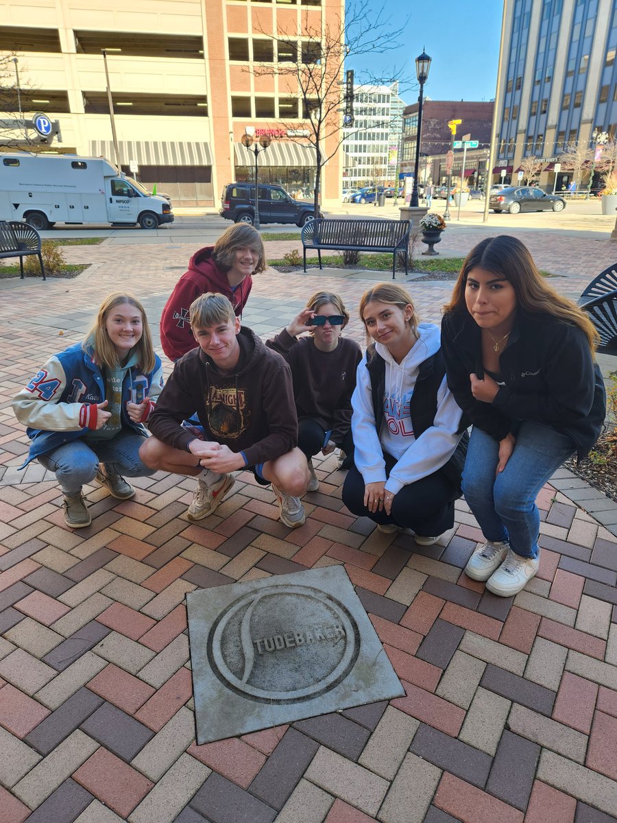 MaxeymizedLaker's tweet photo. What a full day of learning in South Bend for the Entrepreneurship Academy.  We networked at Spark Fest, toured the Studebaker 84 Building--hearing the vision, and ate at Dainty Maid, a restaurant incubator #cte #cteworks #Entrepreneurship https://t.co/DfxUm0s9wE
