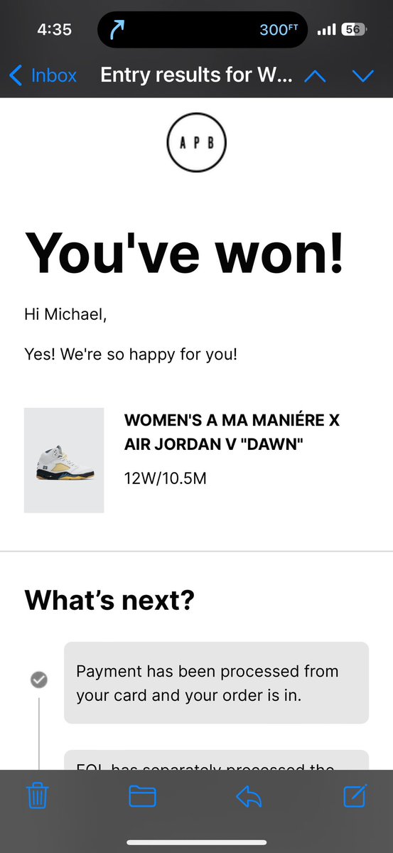 DJKingJam's tweet photo. This is definitely going down as an all time great day 🥲
- AMM 5’s ✅
- Gratitude 11’s ✅
- #AroundtheSound Golf Pass ✅
Thank you to my wife @jamescara75 for helping make it an unbelievable day! You are truly my biggest win 😘🫶🏼💯
#BigWins @Jumpman23 @nikestore @apbstore https://t.co/WJlrgxsGIp